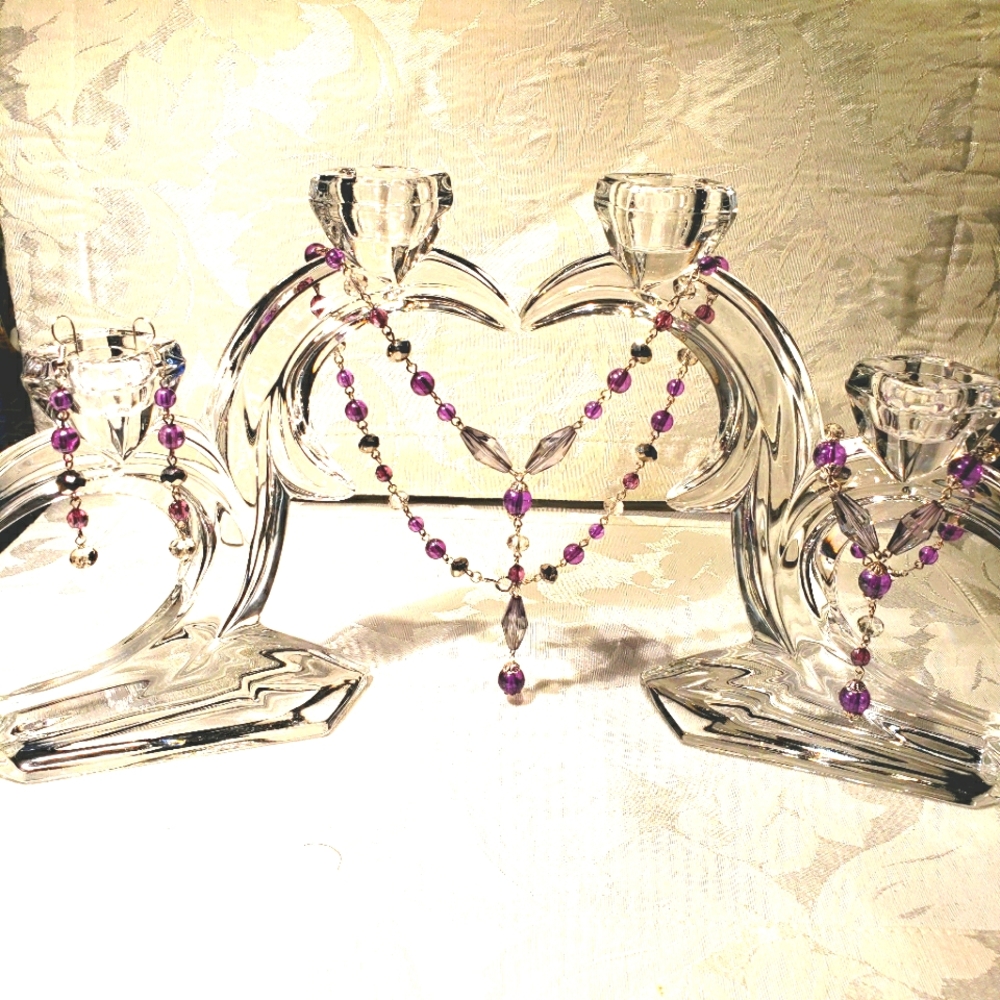 Necklace, bracelet and earring set.